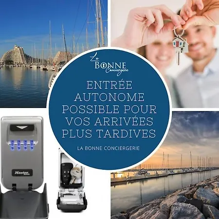 La Brise Marine * Carnon * A 5 Min * Proche Montpellier Lejlighed